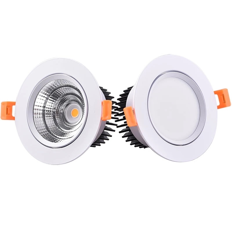 Superbrillo AC85-230V LED COB regulable Downlights..